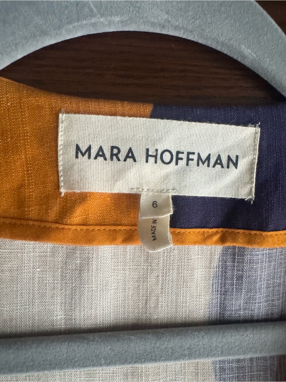 Mara Hoffman Two-Tone Polka Dot Wrap Dress - Picture 2 of 3